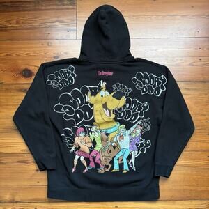 Civil Regime Scooby Doo Hoodie Men's Size XL Black Pullover RARE